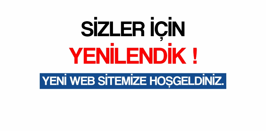 Web Sitemiz Yenilendi
